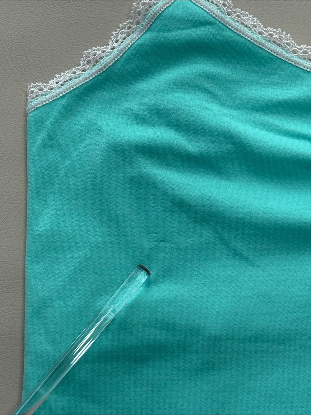 Victoria's Secret Mint Lace-Trim Cami - Picture 9 of 13